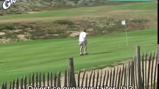 DEFI  s'incruster pendant une compétition de golf