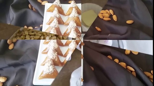 شهيوات رمضان البريوات باللوز بطريقة مبسطة ومضمونه،ومذاق هائل