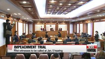 Constitutional Court announces first witness list for presidential impeachment trial