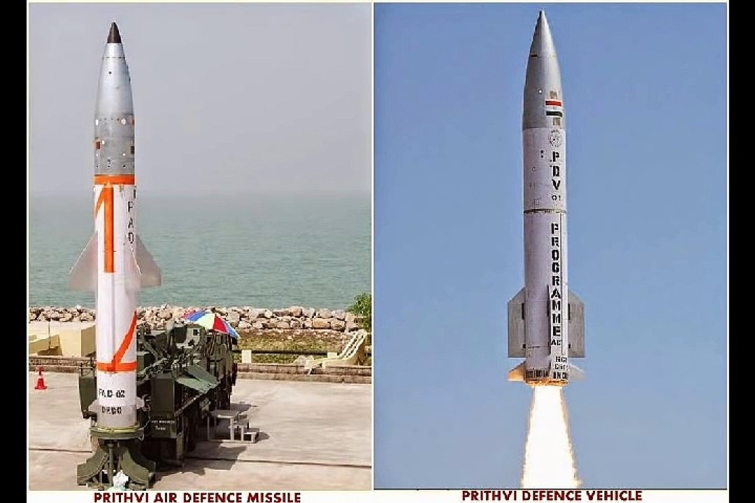 Military Weapon Advanced Air Defence AAD Interceptor Missile a variant of Prithvi-II