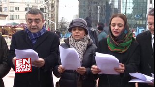Eş zamanlı protestoda senkronize olamayan CHP'liler | En Son Haber