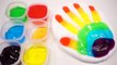 Colors Hand Finger Jelly Slime Clay Foam Creative Video for Kids