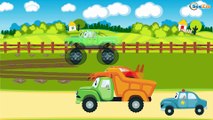 Camion et Grue. ­Français compilation pour les enfant | La voiture pour enfants