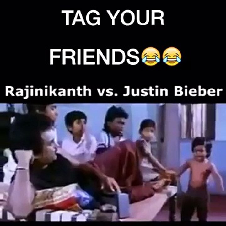 Justin bieber vs Rajnikanth