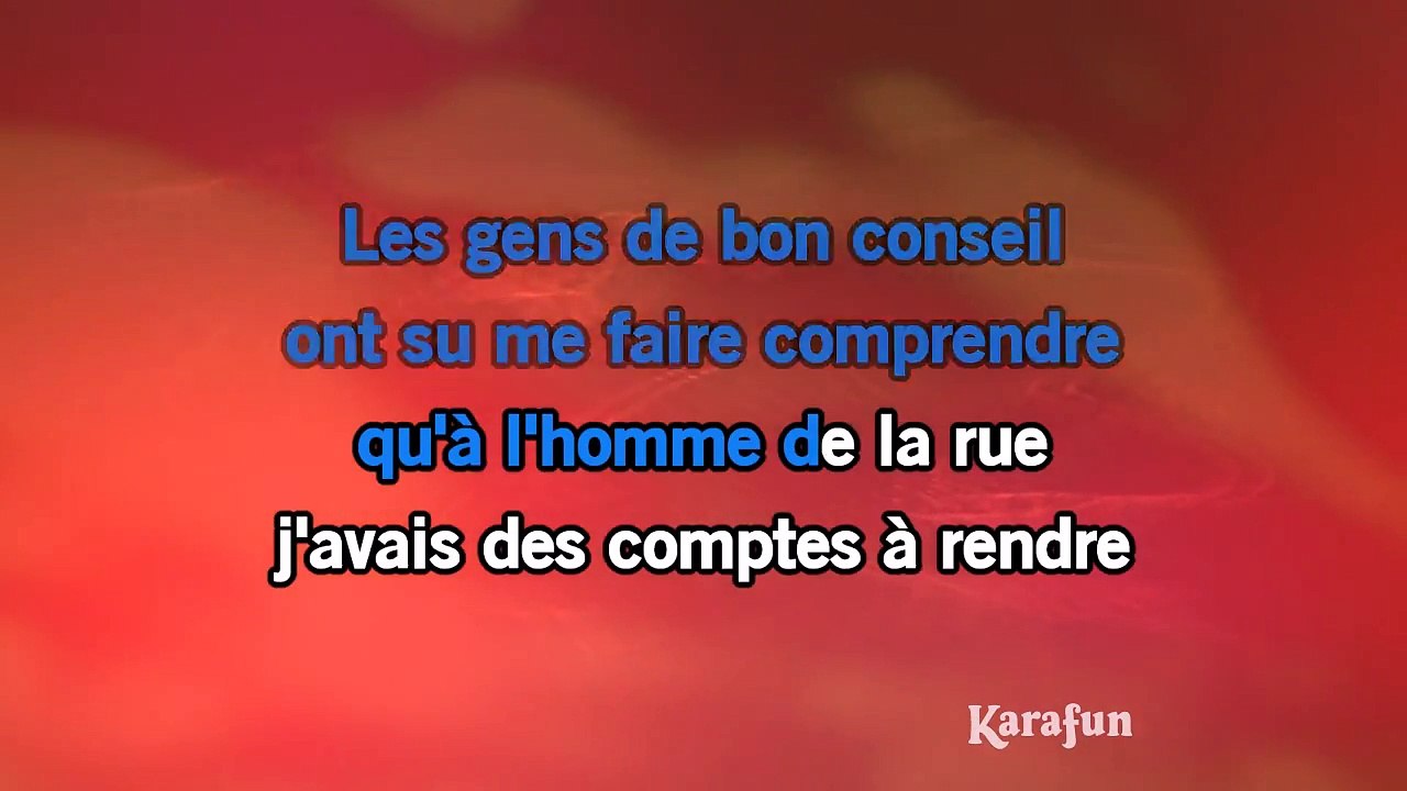 Georges Brassens - Les trompettes de la renommée KARAOKE / INSTRUMENTAL