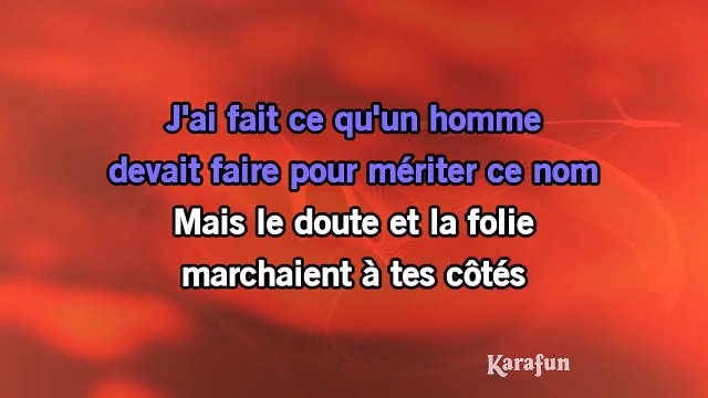 Johnny Hallyday - Joue pas de rock'n'roll pour moi KARAOKE / INSTRUMENTAL