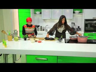 مكرونة بالبسطرمة - باذنجان محشى بانية - عيش بلغارى | نص مشكل حلقة كاملة