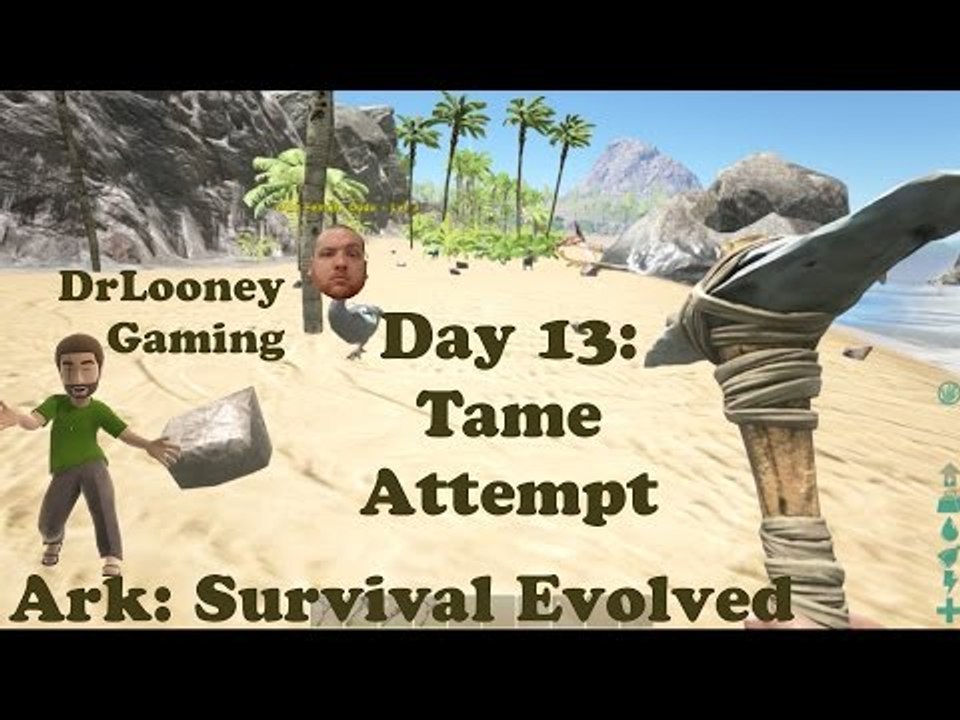 Let's Play Ark Survival Evolved (13) - Tame Attempt