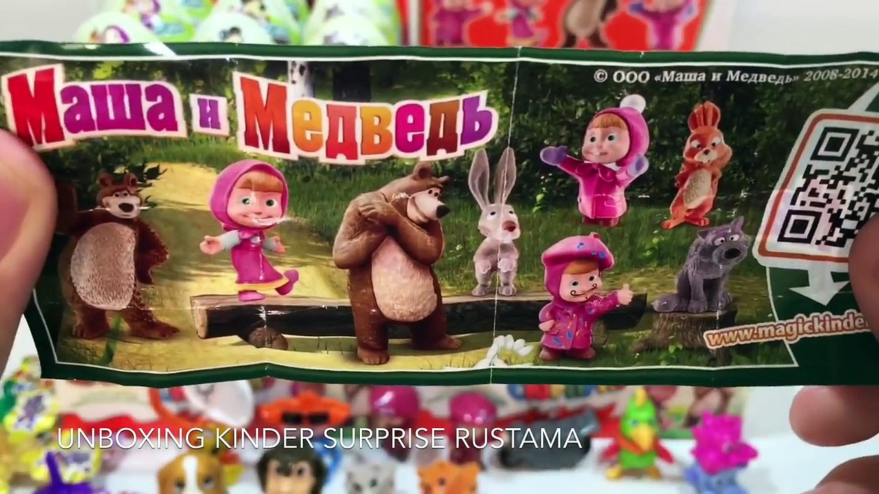 Маша и Медведь Новая Серия игрушек От Киндер Сюрприз new года.Masha and the Bear Kinder Surprise