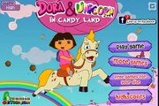 Dora and The Unicorn in The Candy Land Juegos para los niños DuFyvjnxEvU