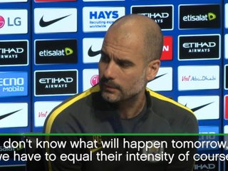 We must match Liverpool's intensity - Guardiola