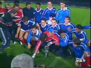 FRANCK SAUZEE BUTS EQUIPE DE FRANCE