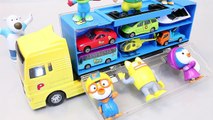 Pororo Car Carrier Playset Tayo The Little Bus English Learn Numbers Colors Toy Surprise