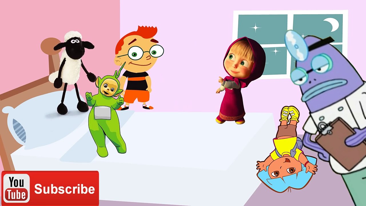 five little monkeys jumping on the bed | little einsteins | teletubbies | masha