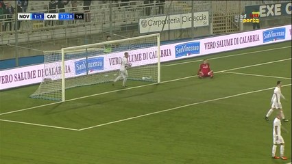2-1 Gianluca Sansone Goal Italy  Serie B - 30.12.2016 Novara Calcio 2-1 Carpi FC