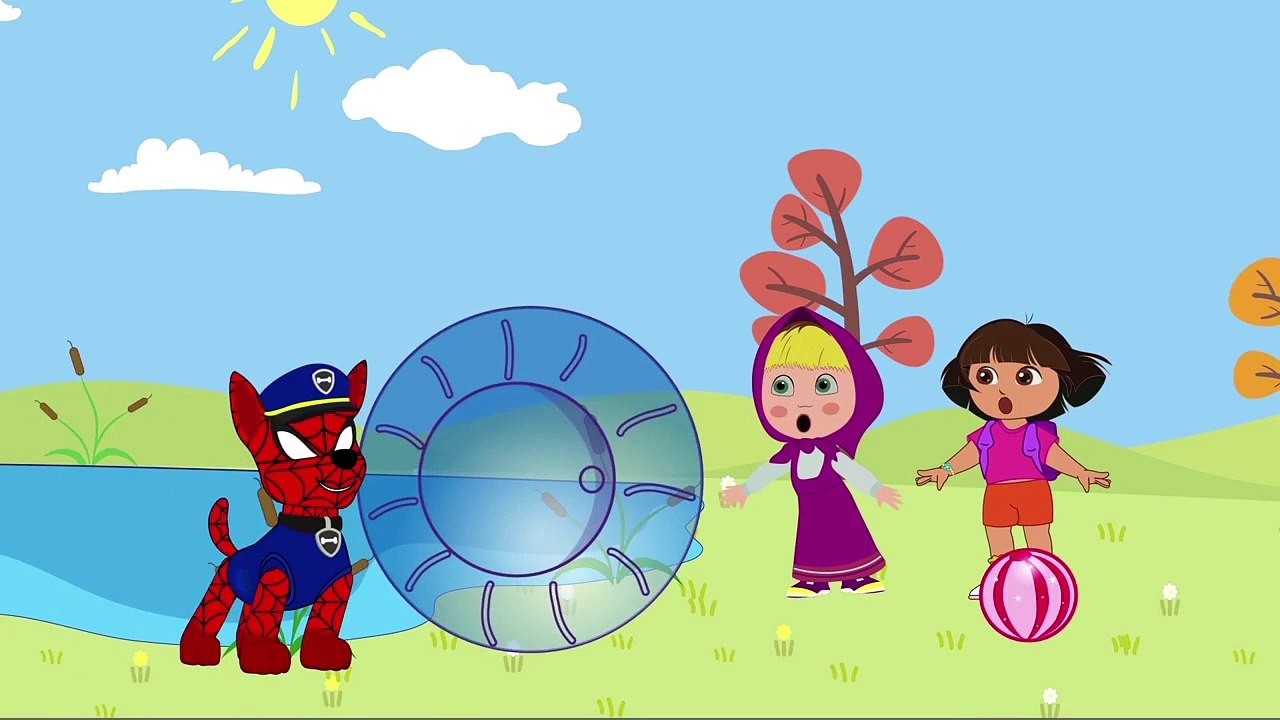 كرتون ماشا و الدب - بكاء ماشا وتحدي مع الارنب ا...