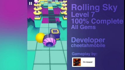 Rolling Sky Level 7 100% Complete Amazon Giveaway