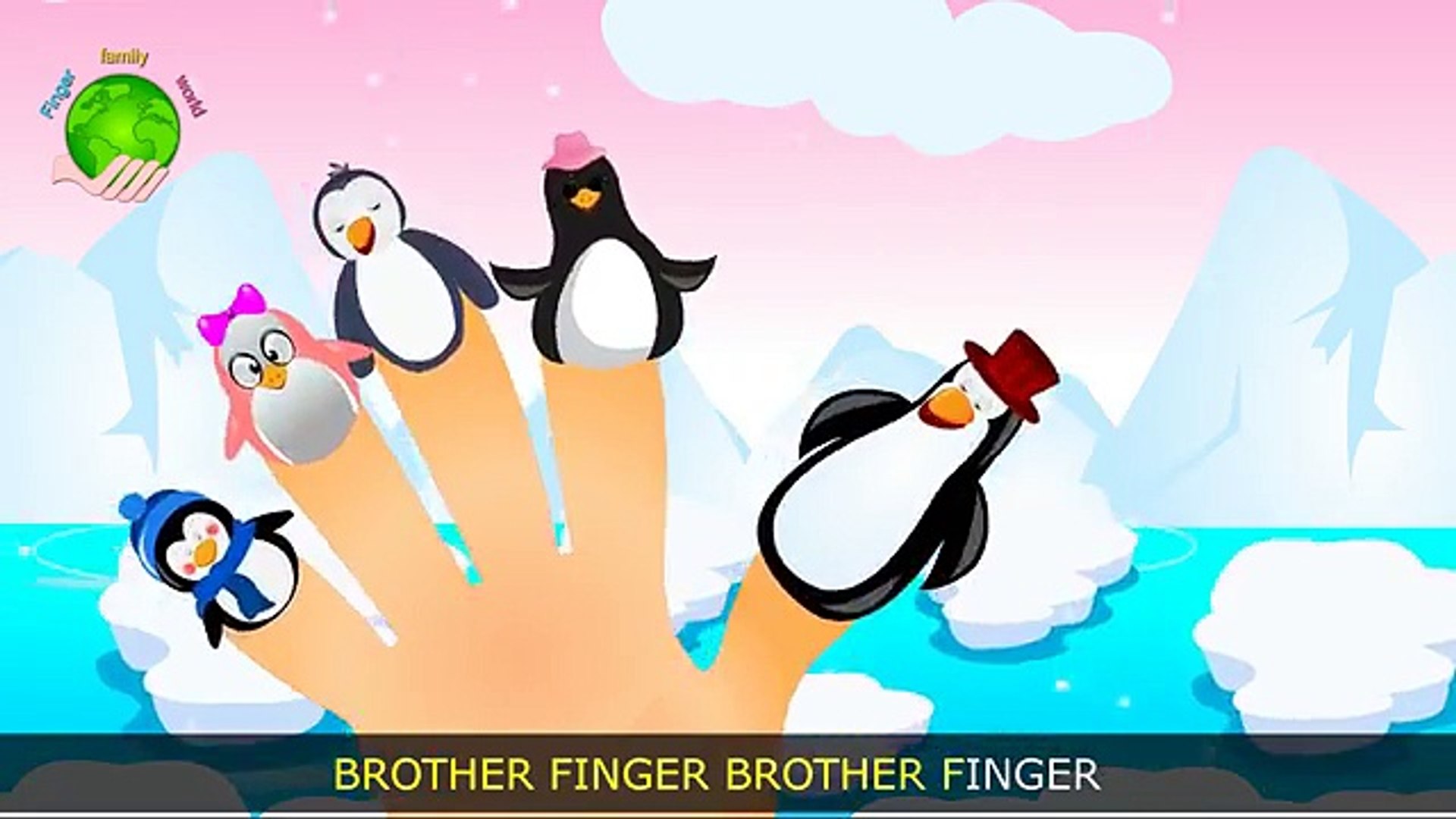 Penguin Finger Family | Family Finger Nursery Rhymes For Kids