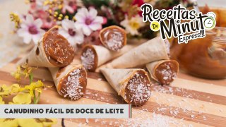 Canudinho Fácil de Doce de Leite - Receitas de Minuto EXPRESS #112-jtxRgxCivf8