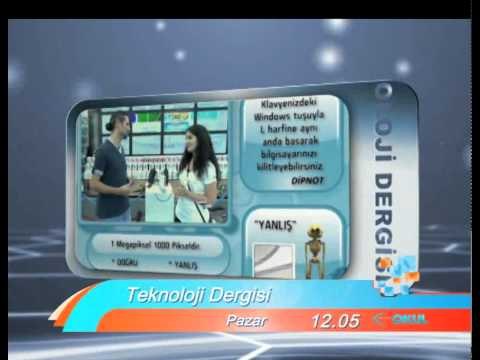 Teknoloji ve yaşam.... Teknoloji Dergisi 12.05'te sizlerle...