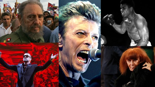 Les grands disparus de 2016