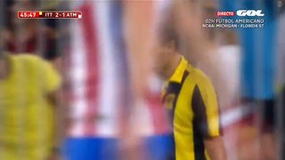2-1 Ahmed Akaïchi Goal International  Club Friendly - 30.12.2016 Ittihad Jeddah 2-1 Atlético Madrid