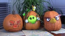 Angry Birds Pumpkins and Angry Birds SPACE Halloween Costumes!!!