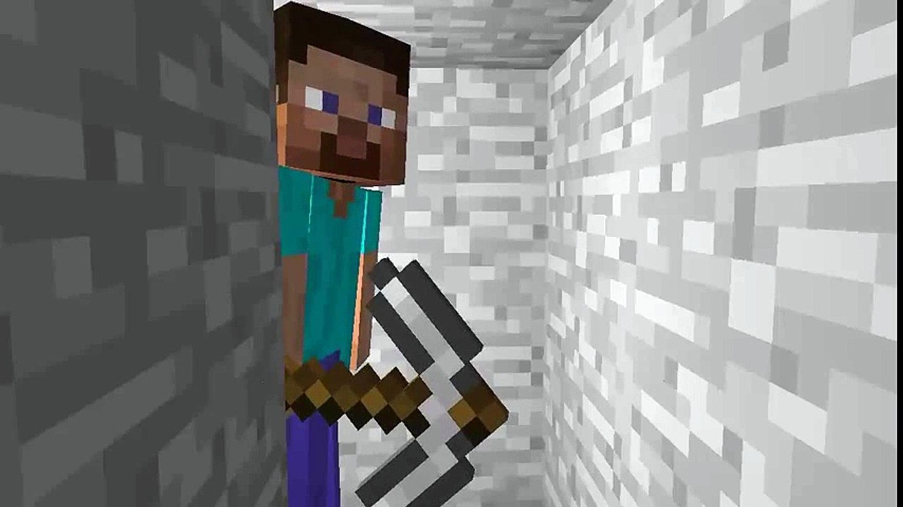 Mining Bedrock - Minecraft Animation