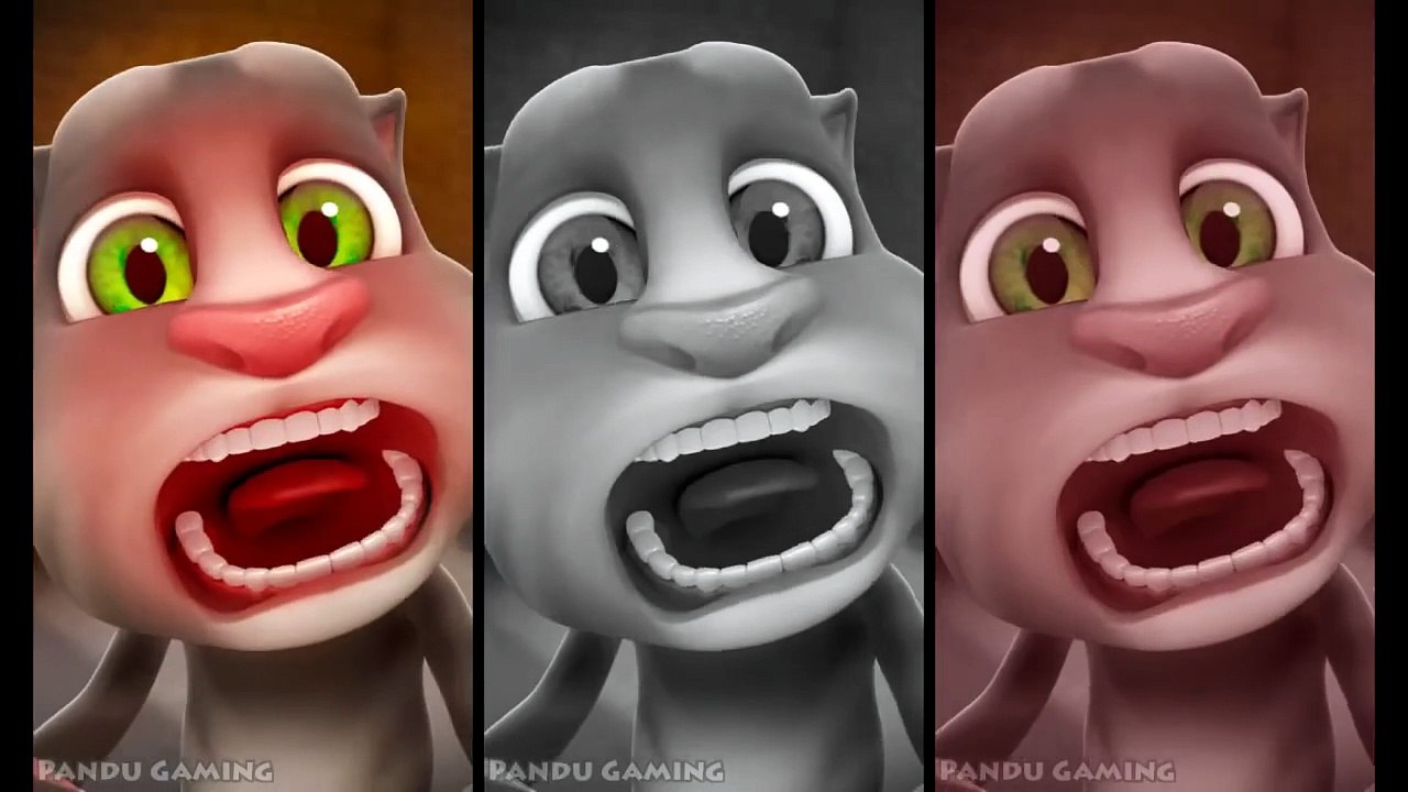 Talking Tom Cat vs Black and White Talking Tom Cat Vs Sepia Talking Tom Cat