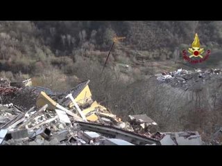 Pescara del Tronto - Terremoto. Recupero auto (30.12.16)