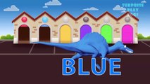3D Dinosaurs Colors Songs for Children | Dinosaur Cartoons for Kids | Colors for Kids to Learn