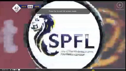 Hearts vs Aberdeen 0-0 Miss chance for Aberdeen 30-12-2016 (HD)