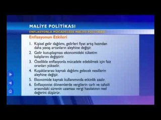 Maliye Politikası 8 - Açık Sınıf
