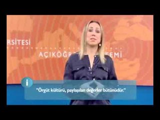 Yönetim ve Organizasyon 7 - AÖF - Açık Sınıf