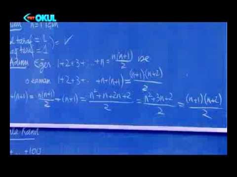 Genel Matematik 2 / 10.Bölüm - AÖF - Açık Sınıf