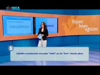 Finansal Tablolar Analizi 3 - AÖF - Açık Sınıf