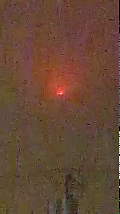 Couple going to dinner spots strange UFO in Melville, NY, USA on December 26, 2016.