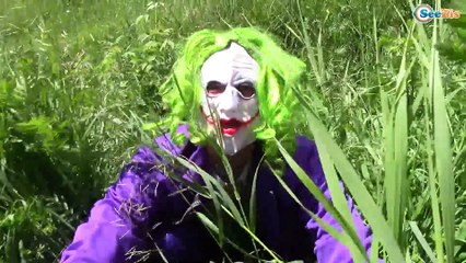 Spiderman & Frozen Elsa vs Joker Kidnapped Spiderbaby Superhero in Real Life