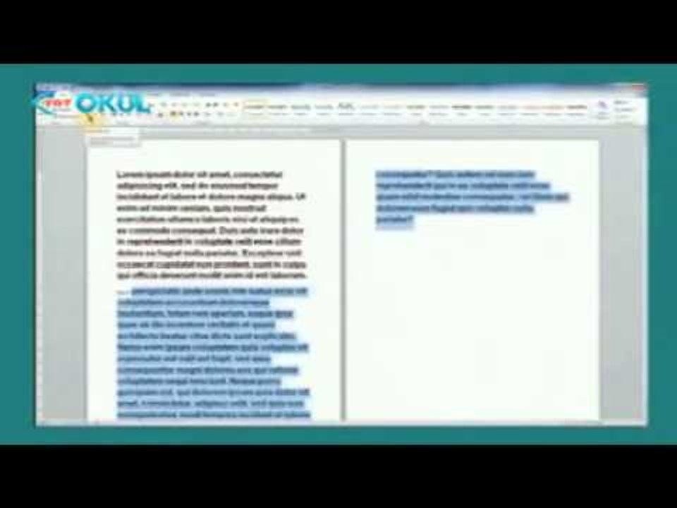 Temel Bilgi Teknolojileri 5.Ders (AÖF 2013 - 2014) - TRT Okul