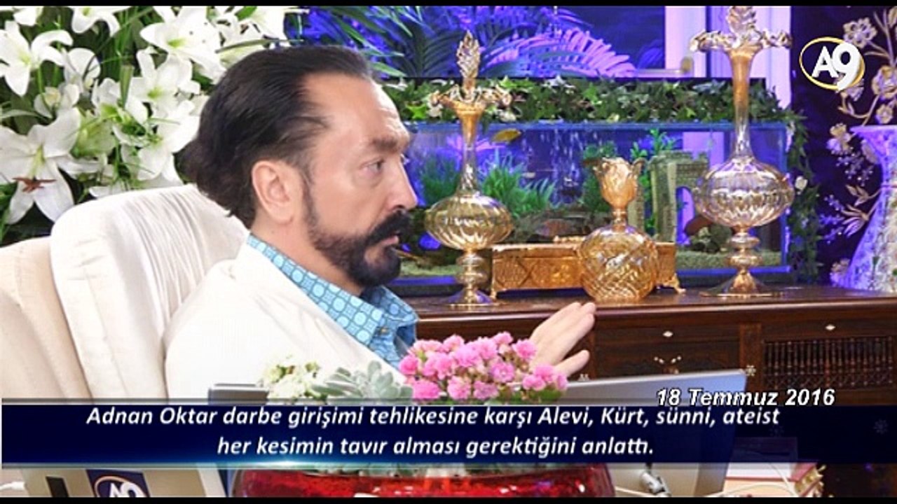 Adnan Oktar darbe girişimi tehlikesine karşı Alevi, Kürt, sünni, ateist her kesimin tavır alması gerektiğini anlattı
