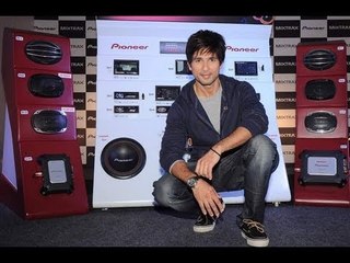 Shahid Kapoor at the unveiling of new range of Pioneer products for in-car audio