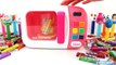 Microwave Just Like Home Toy Appliances Surprise Play Doh and Pez for Kids * RainbowLearning