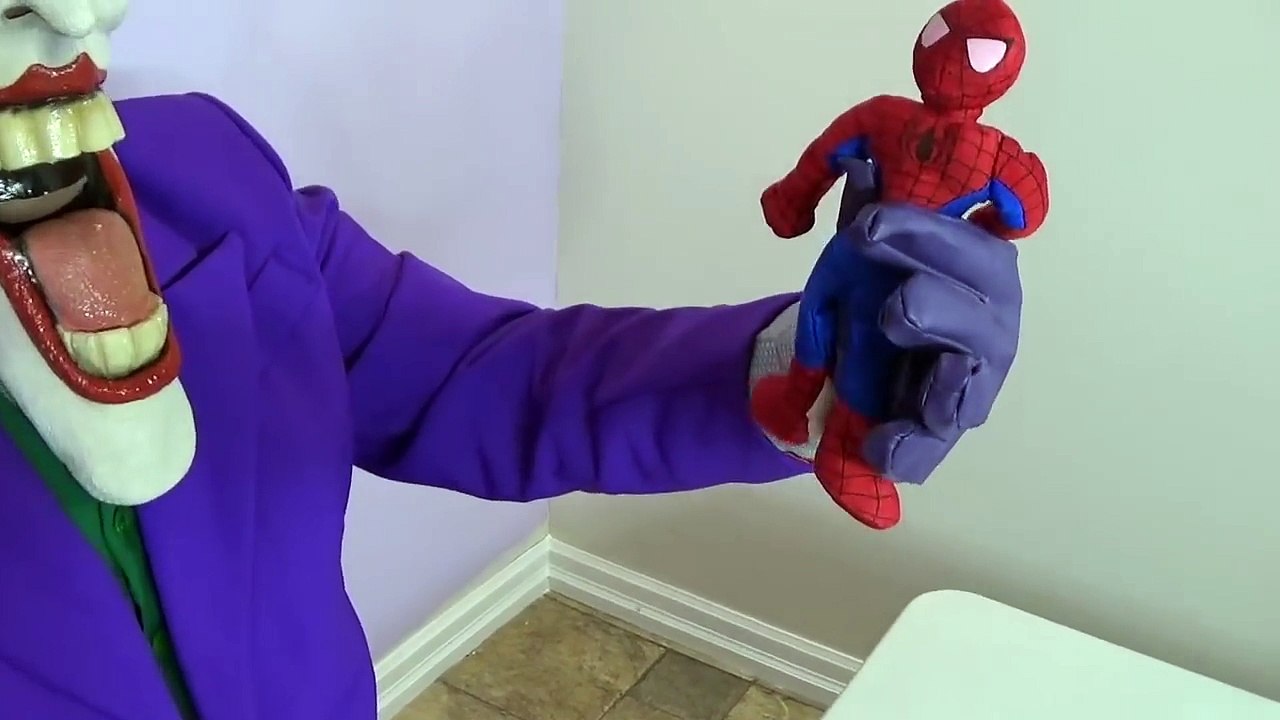 PINK SPIDERGIRL VS T-REX VS JOKER SUPERHERO FUN IN REAL LIFE IRL MOVIE