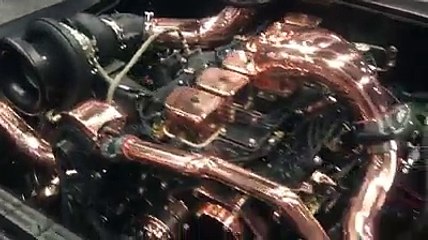 Turbo Cummins Caddy at SEMA