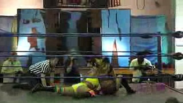 Jenny Rose VS. Mary Elizabeth Monroe - Absolute Intense Wrestling