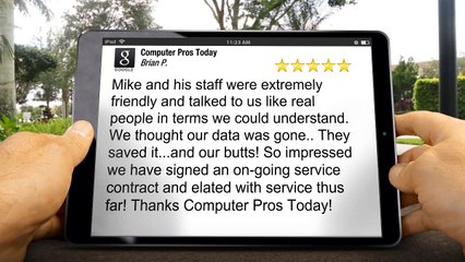 Computer Pros Today SpotsylvaniaExceptional5 Star Review by Brian P.