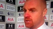 Sean dyche post Match interview vs Spurs 2 1 ☺