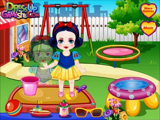 Baby Snow White Caring Walkthrough for Little Girls - Baby Bathing Games