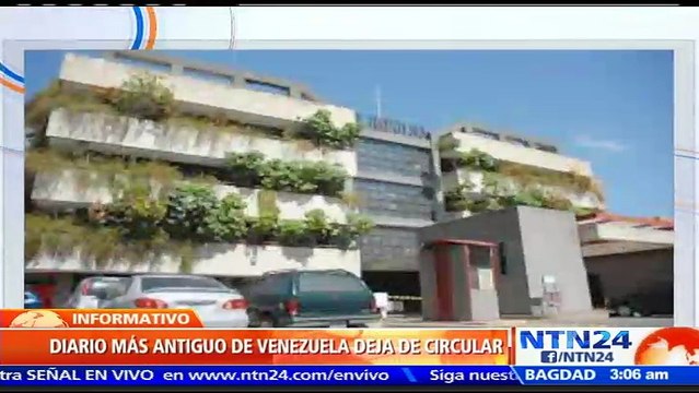 Director del periódico El Impulso de Venezuela cuenta a NTN24 cómo la falta de papel ocasiona la paralización