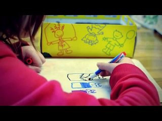 ASMR Child Art Part 2 - My 9yo Daughter Draws Cats and Kings